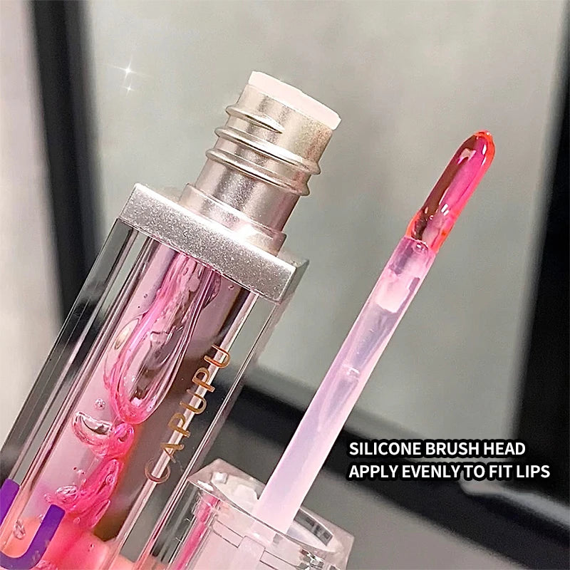 Lip oil Moisturizing Long-lasting Lip Gloss Transparent Fade Lip line Lipstick Base High appearance level beep lips