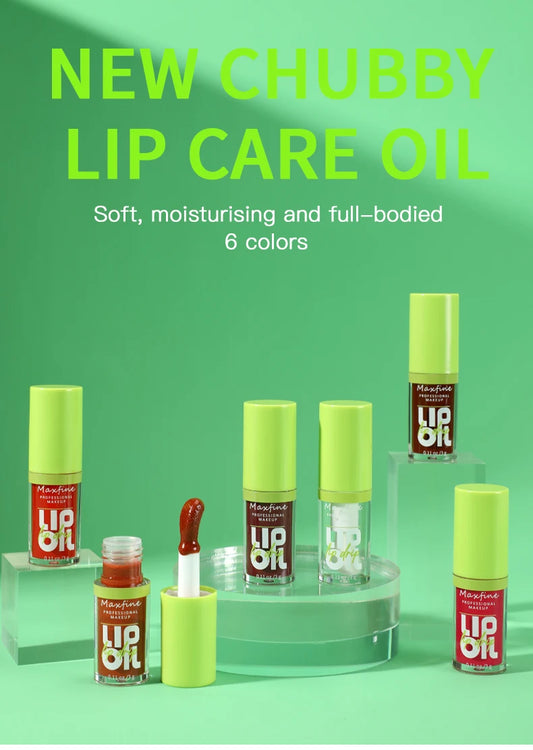 Maxfine Lip Drip Oil — Moisturizing, Long-Lasting & Waterproof