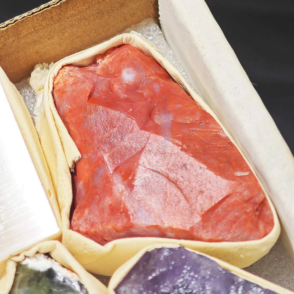 Raw Stone Crystal Set 1.6-2.4" Natural Rock Minerals Specimens Collection Decorative Amethyst Aroma Diffuser Stone