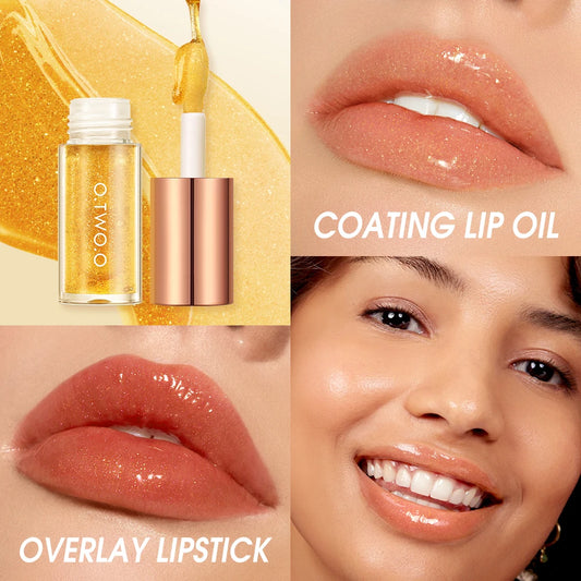 O.TWO.O Lip Oil Gloss — Moisturizing, Non-Sticky & High-Shine