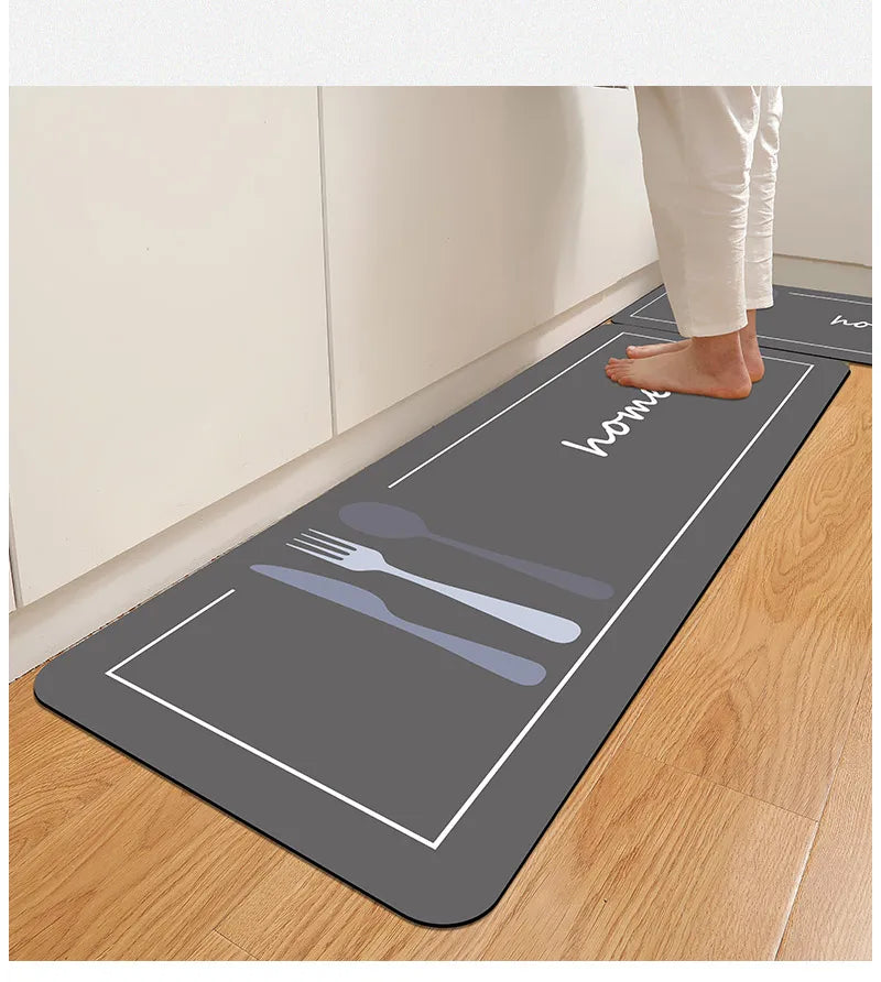 VIKAMA Diatomite Rugs Carpet For Bath Rugs For Kitchen Kitchen Floor Mat Rugs For Bathroom Diatomite Mat Kitchen Mat