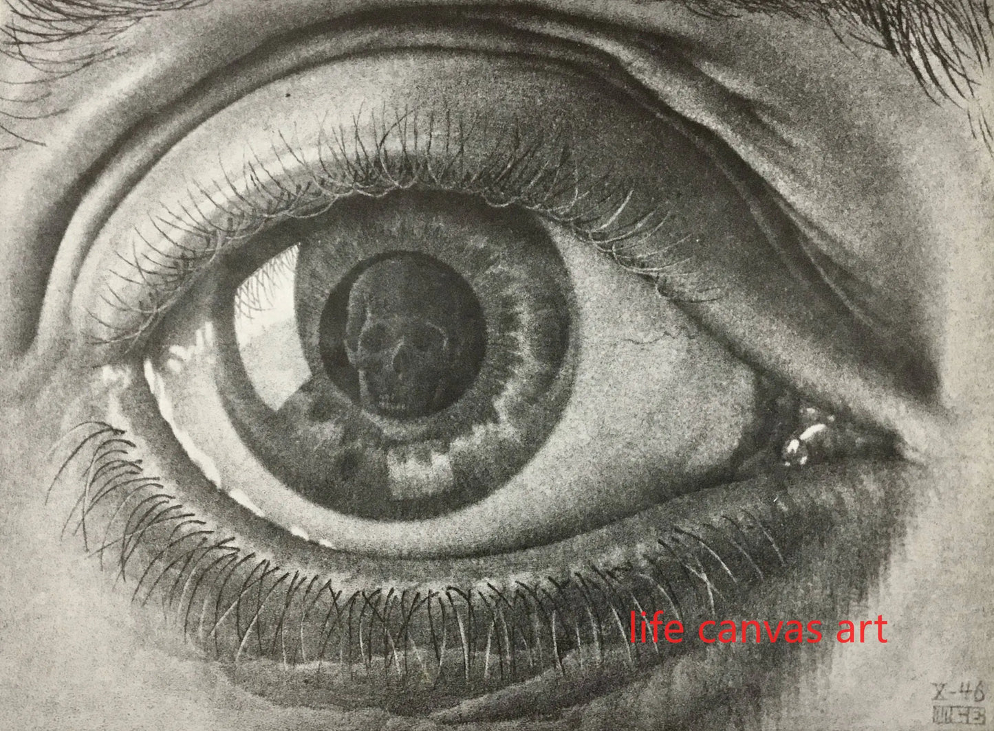 Abatract Style Artworks M.C. Escher MC Escher Eyes Rind Art Poster Canvas Painting Wall Prints Picture Living Room Home Decor