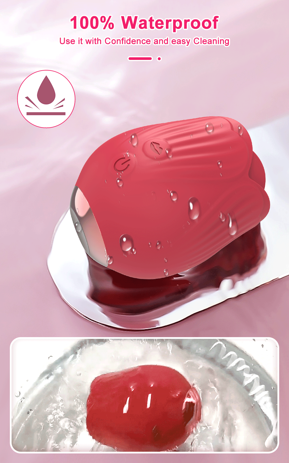 Rose-Toys Vibrator Nipple Clitoris Sucker Stimulator Vibration Masturbation Tools Women Couple Sex Toys Vibrator 18 Adult Toys