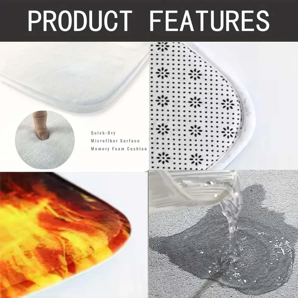 Rug for Living Room Carpet Jungle Tiger Home Decor Large Area Bedroom Floor Mat Machine Washable Coffee Table Kitchen Rugs