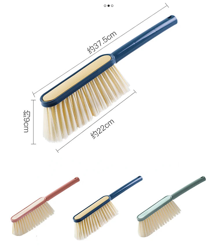 Household Bed Sweeping Brush Sofa Carpet Cleaning Brush Long Handle Soft Brush Dusting Duster Bedroom Bed Linen Cleaning Tool