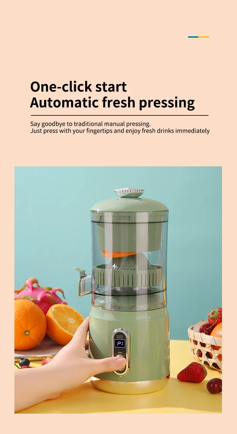 2025 Wireless Portable Electric Juicer 600ml USB Charge Fresh Juice Extractor Citrus Orange Squeezer Machine Smoothie Blender