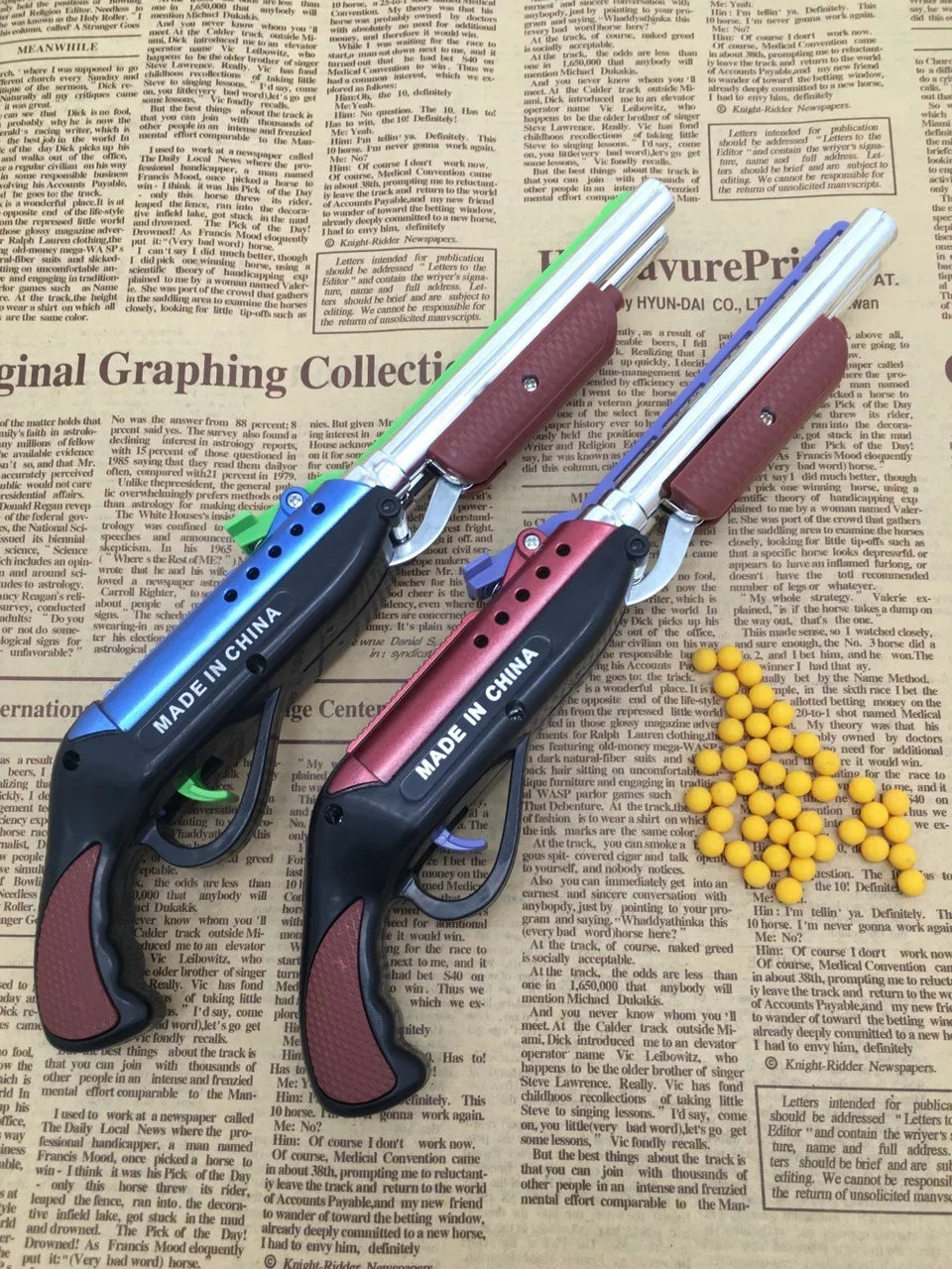 Toy Guns Blaster Air Soft BB Pistol Handgun Airgun Paintball Gun Revolver Manual Firing Sniper Gun Plastic Kids Toys For Gift