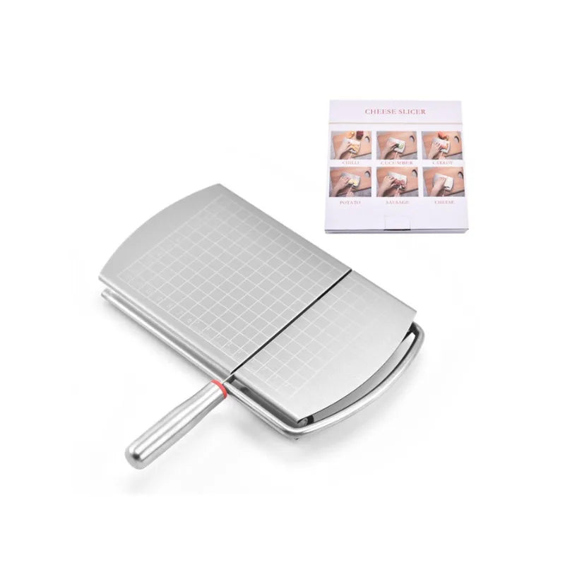Household Cheese Cutting Machine, Ham Cheese Slicer, Cheese Cutter With Scale Cutting Knife Kitchen Tool