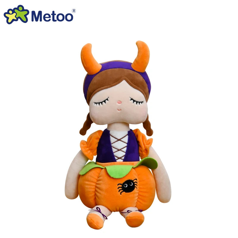 Halloween Decoration Black Magic Witch Plush Toy Soft Stuffed Dolls For Kids Girls Boneca Metoo Original