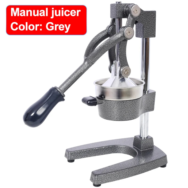 Cast Iron Citrus Juicer , Extra-Large Commercial Grade Manual Hand Press , Heavy Duty Countertop Squeezer for Fresh Orange Juice