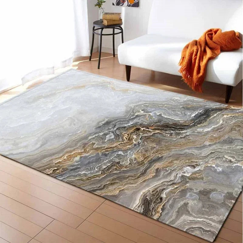 Home Mats Marble Carpets Living Room Bedroom Entrance Doormat Floor Mats Carpets Anti-Slip Mat Rugs Balcony Rug Bedroom Decor