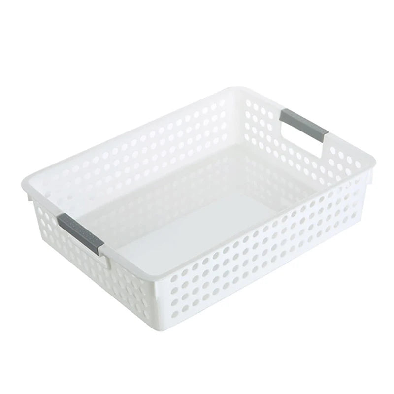 Household Hollow Out Storage Basket For Miscellaneous Toys And Cosmetics Desktop Minimalist Plastic Storage Basket