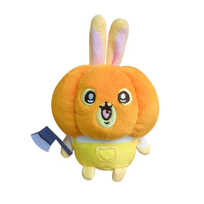 Chikawas Halloween Pumpkin Usazi Plush Doll Bag Pendant Cute Self-Deprecating Bear Doll Keychain Bag Decoration Girls Gift
