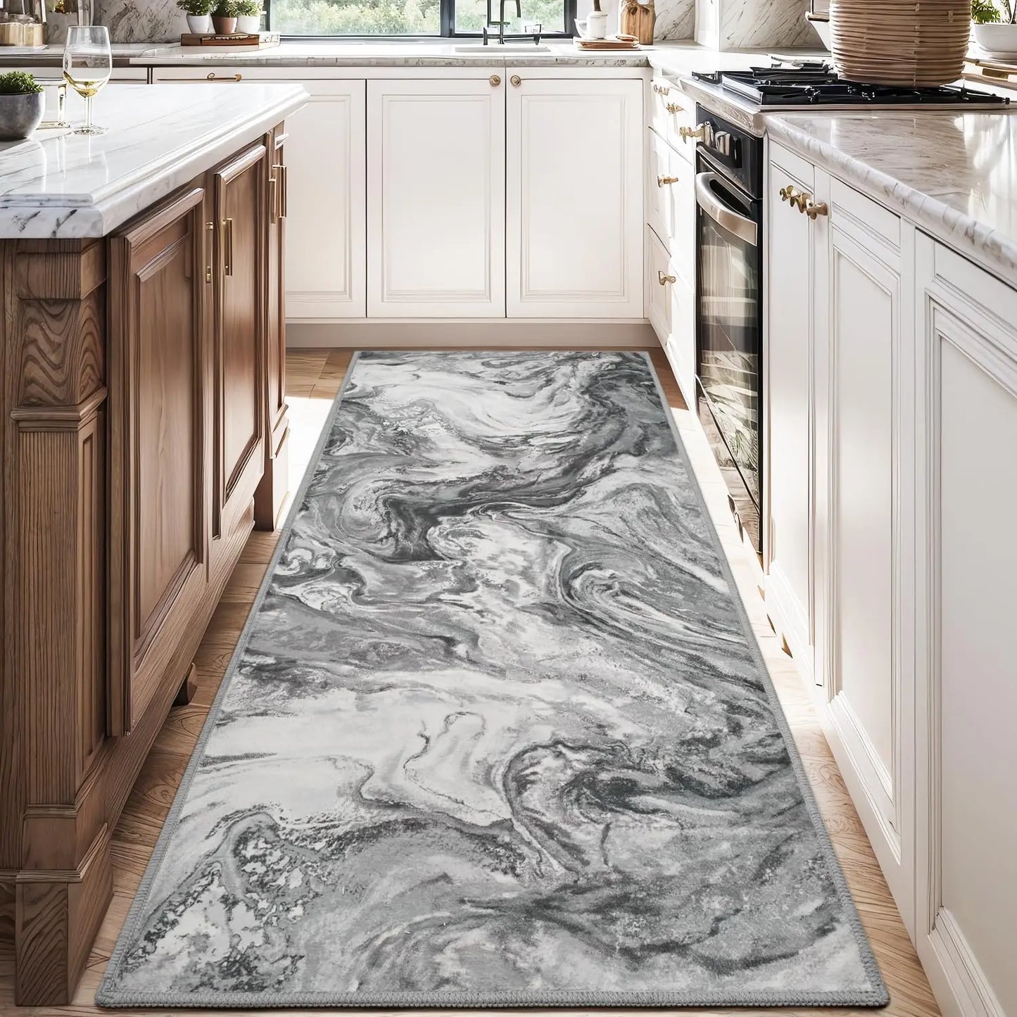 Area Rugs for Living Room, Modern Abstract Rug for Bedroom, Contemporary Machine Washable Rug, Large Stain Resistant Carpet