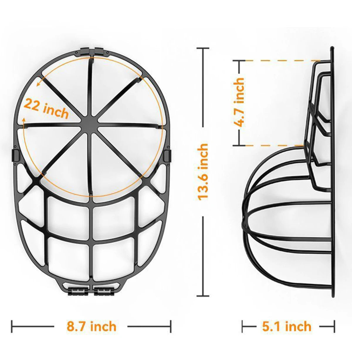 1Pc Hat washer, household items, laundry accessories, anti deformation hat protection frame, sturdy