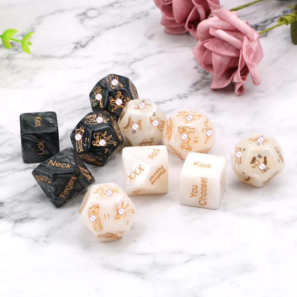 Adult Sex Toys Love Sexy Posture Humour Gambling 5 pcs/set Bar Toy Couple Gift Sex Dice Sex Toys for Couple