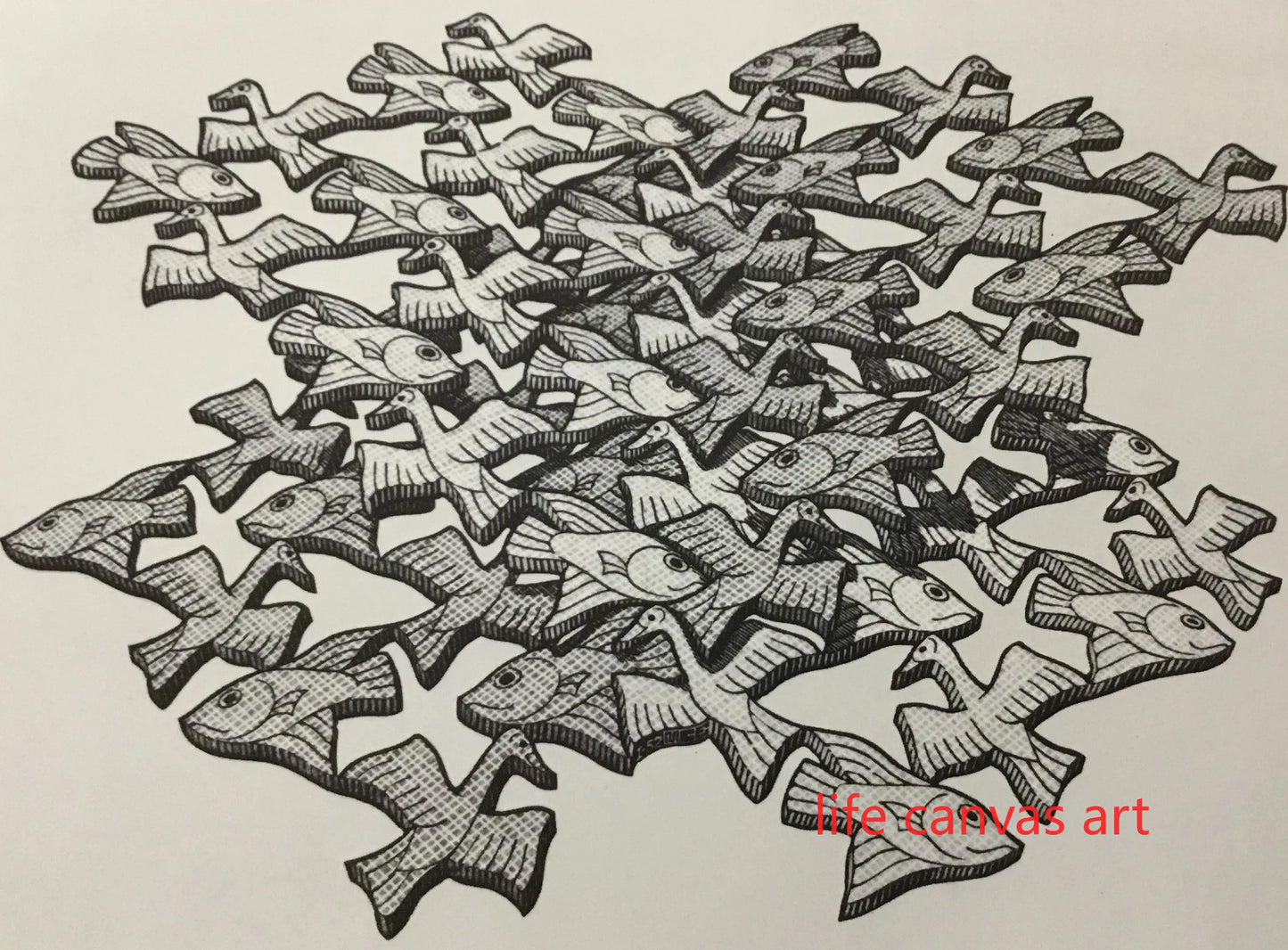 Abatract Style Artworks M.C. Escher MC Escher Eyes Rind Art Poster Canvas Painting Wall Prints Picture Living Room Home Decor