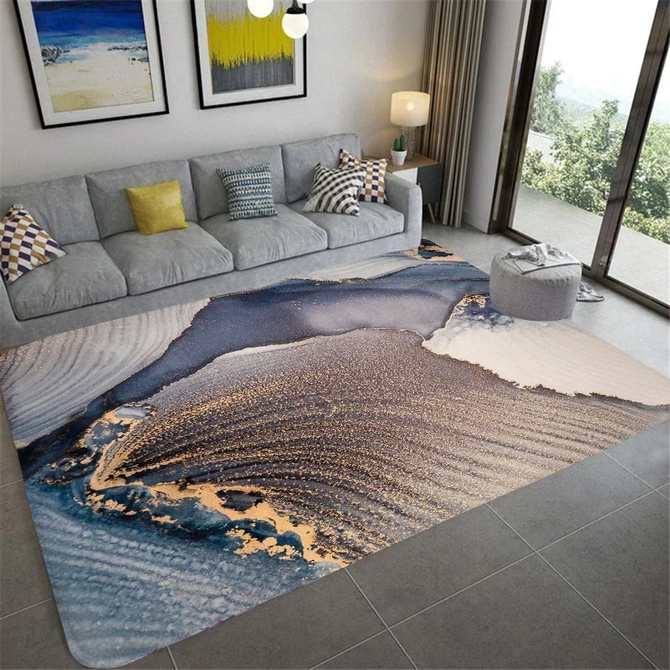 Home Mats Marble Carpets Living Room Bedroom Entrance Doormat Floor Mats Carpets Anti-Slip Mat Rugs Balcony Rug Bedroom Decor