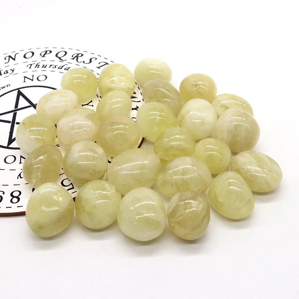 Natural Round Citrine Crystals Stone Tumbled Bulk Healing Mineral Specimen Gemstones Gem Raw Aquarium Home Room Decoration Gift