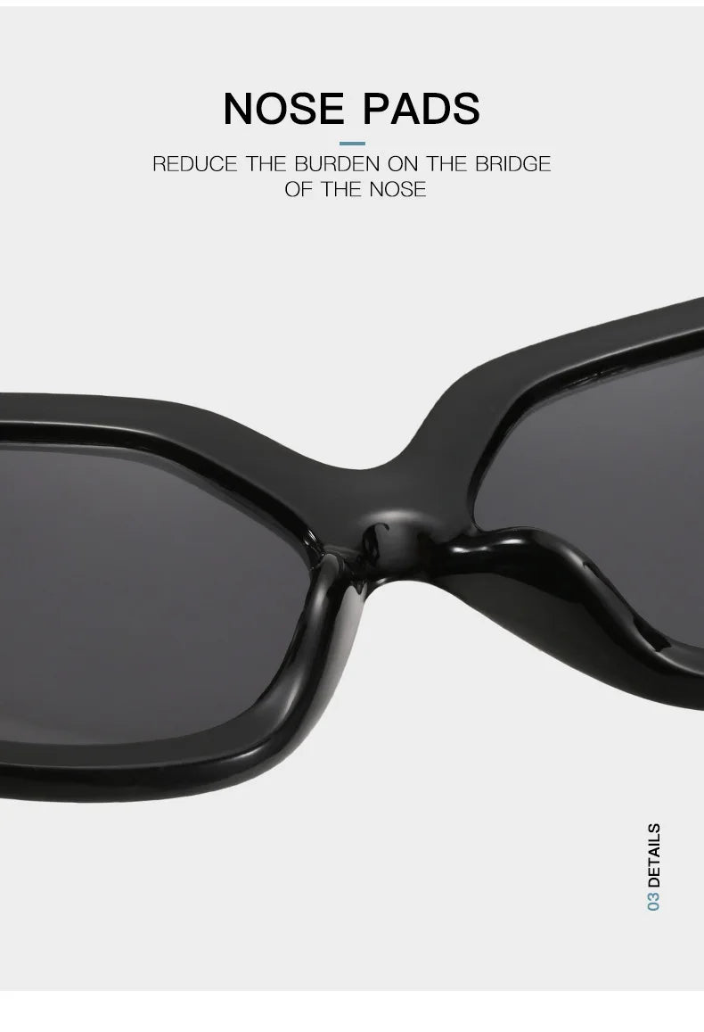 Luxury Brand Design Oversized Women's Sunglasses ,Stylish Elegant Commuting Sunglasses ,Square Retro Gradient Tone Sunglasses.