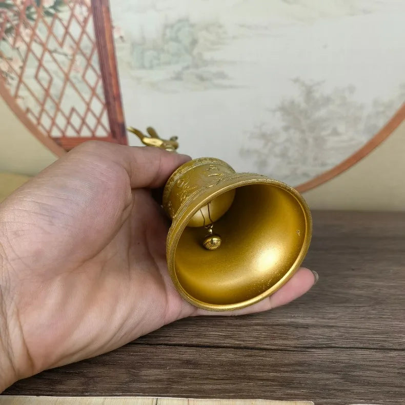 Brass Hand Bell Sound Healing Meditation Hand Bells Relaxation Mindfulness Yoga Bells Energy Musical Instruments Music Therapy