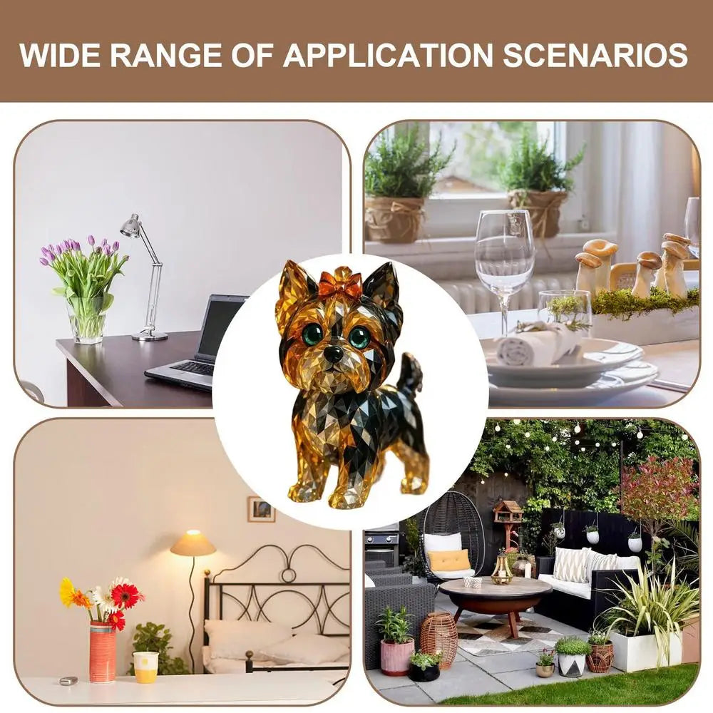 Crystal Figurine Animal Styles Collectible Figurines Handcrafted Collectibles Portable Space-Saving Sculpture For Table Desk