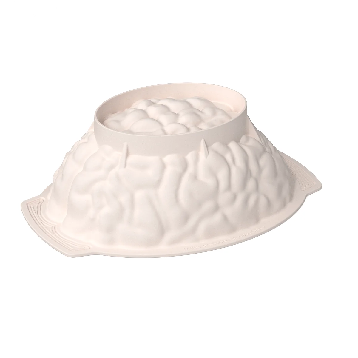 Silicone Brain Shape Mold For Diy Ice Cubes Puddings Chocolates Cakes Halloween Christmas Festival Party