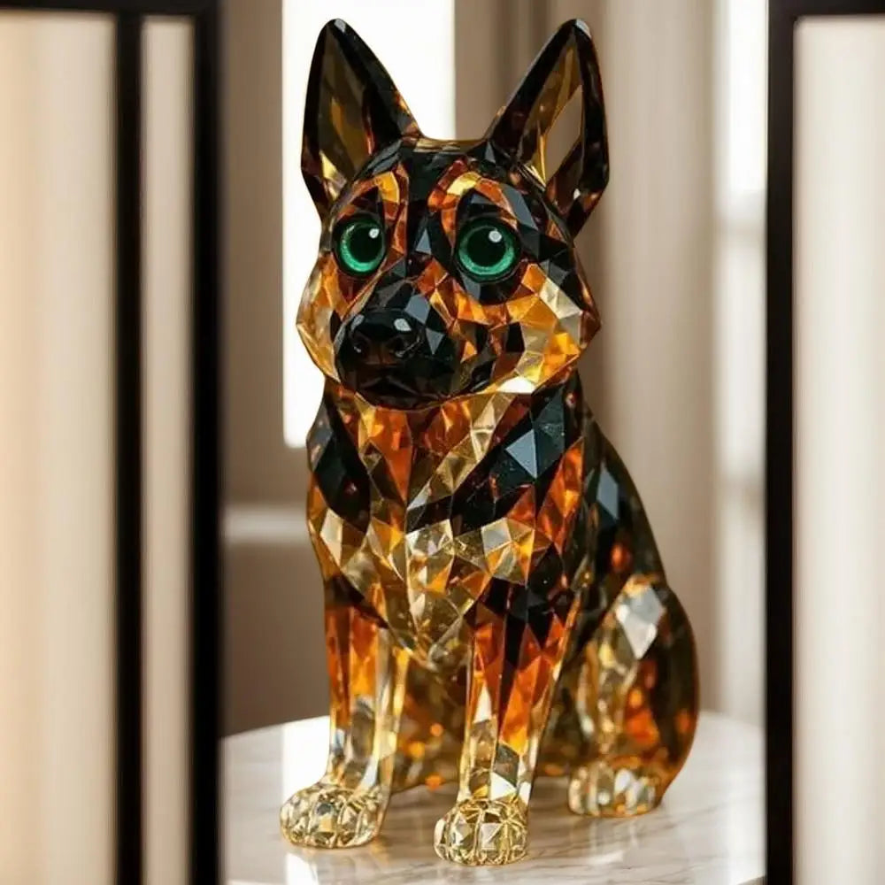 Crystal Figurine Animal Styles Collectible Figurines Handcrafted Collectibles Portable Space-Saving Sculpture For Table Desk