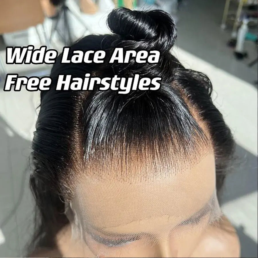 Real HD Lace Frontal Only Full 13x6 13x4 Invisible Melt Skins Lace 5x5 6x6 7x7 HD Lace Closure Human Hair Body Wave & Straight