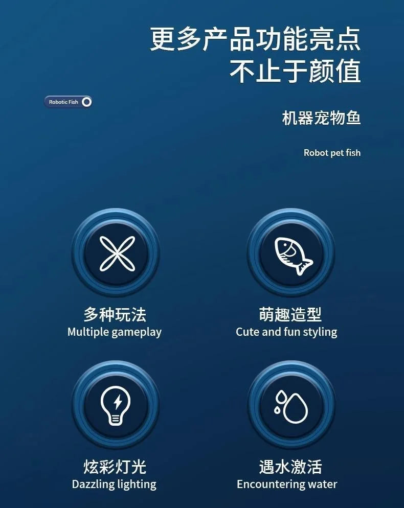 Children's Electronic Toys Can Swim In Water With Colorful Fish And Nostalgic Flip Imitation Mobile Phone Girl Gift