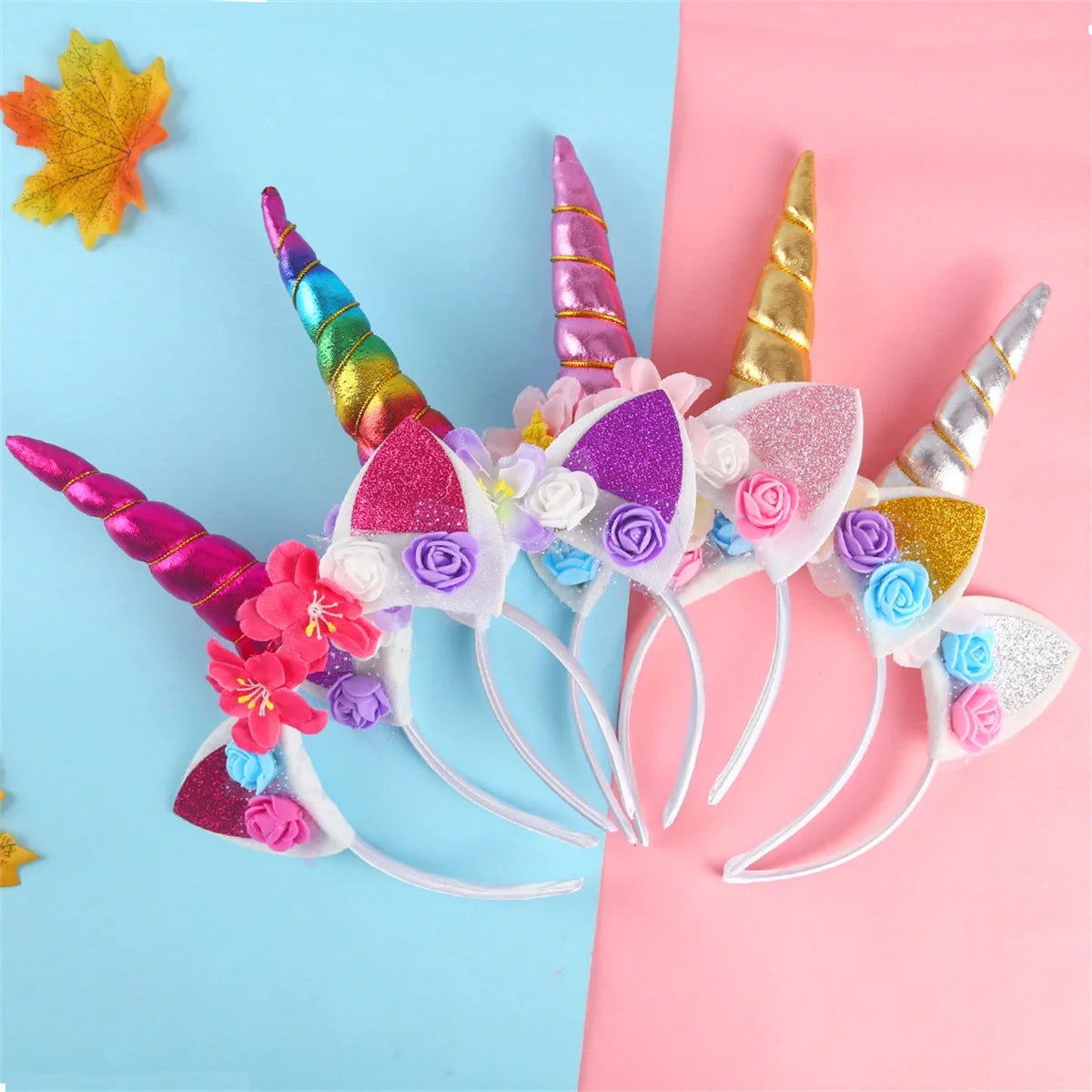 Kids Unicorn Headband Halloween Party Head Buckle Birthday Gift Children Baby Hair Accessories For Girls Unicorn headband