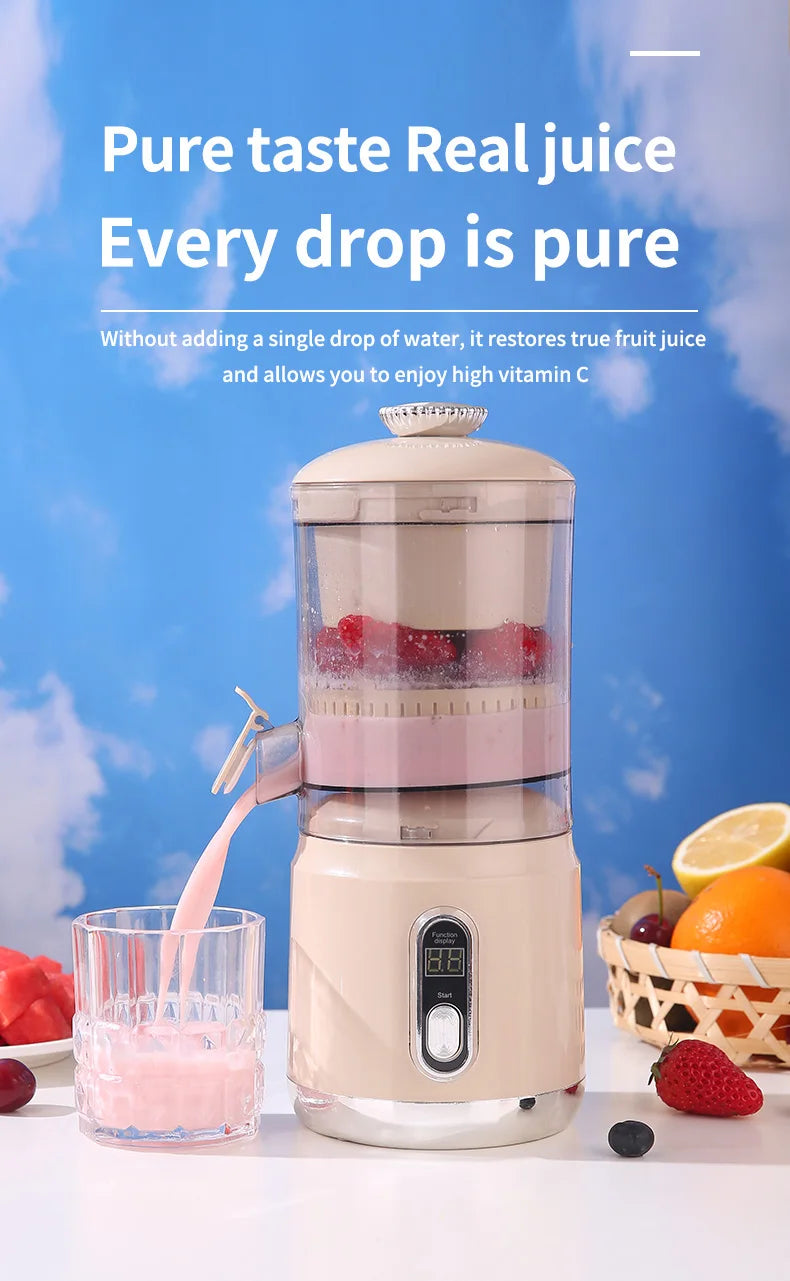 2025 Wireless Portable Electric Juicer 600ml USB Charge Fresh Juice Extractor Citrus Orange Squeezer Machine Smoothie Blender