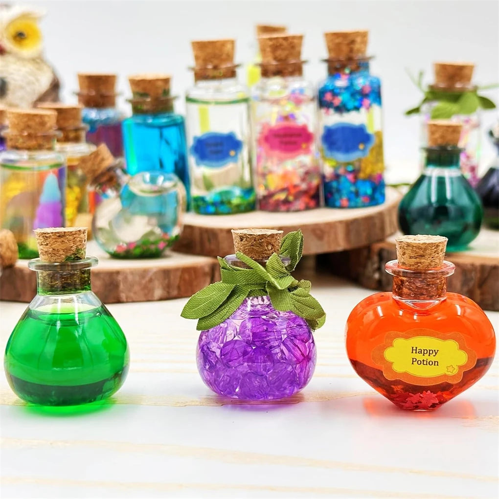 DIY Fairy Magical Potions Kit Horror Halloween Christmas Gifts Witches' Magical Color Changing Freezing Potions Art Craft Kit