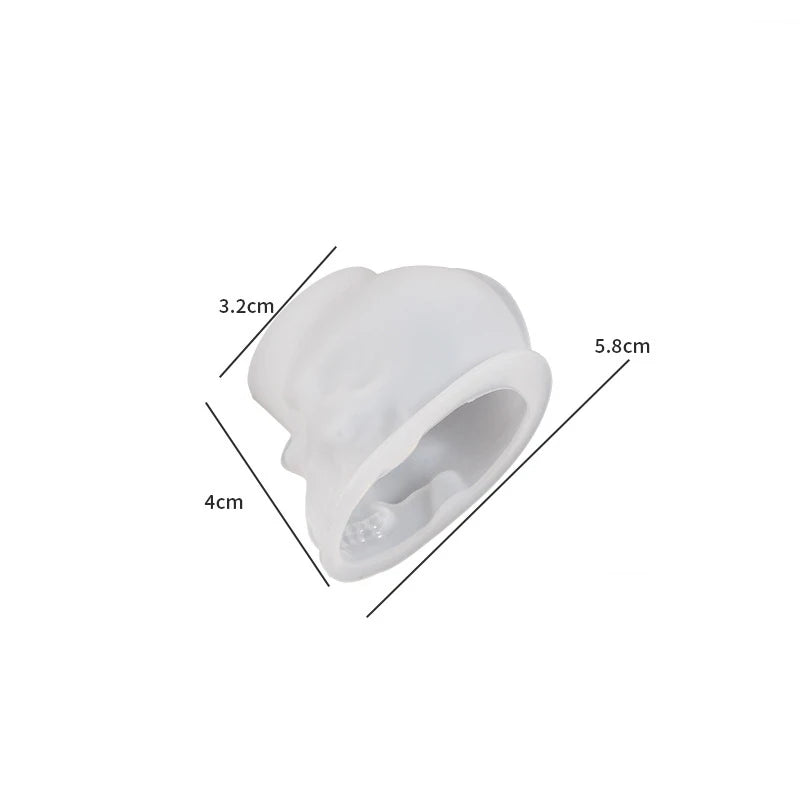 Skeleton Head Epoxy Resin Mold Halloween Candle Making Keychain Pendants Skull Shape Pendants Epoxy Silicone Molds Jewel Making