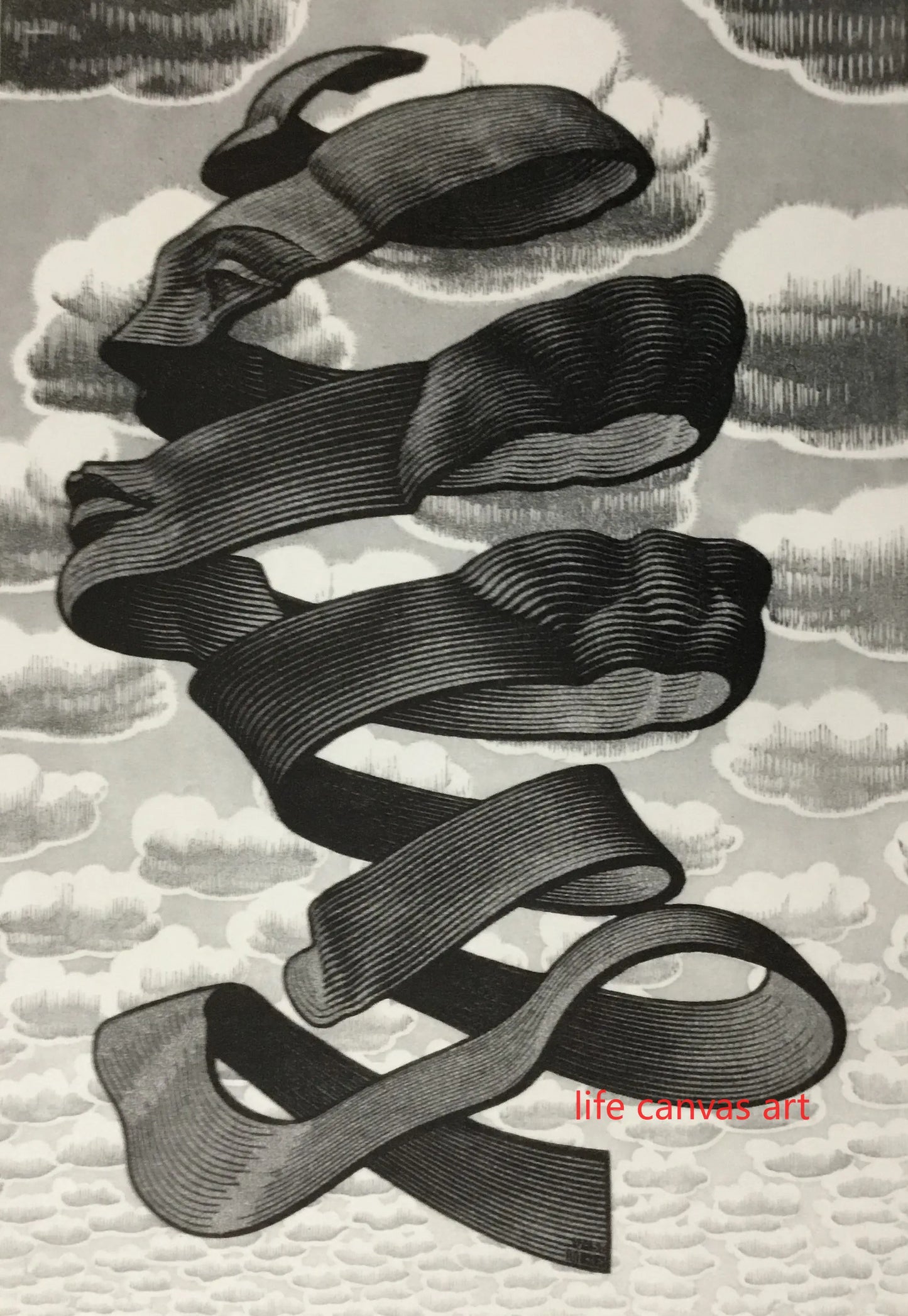 Abatract Style Artworks M.C. Escher MC Escher Eyes Rind Art Poster Canvas Painting Wall Prints Picture Living Room Home Decor