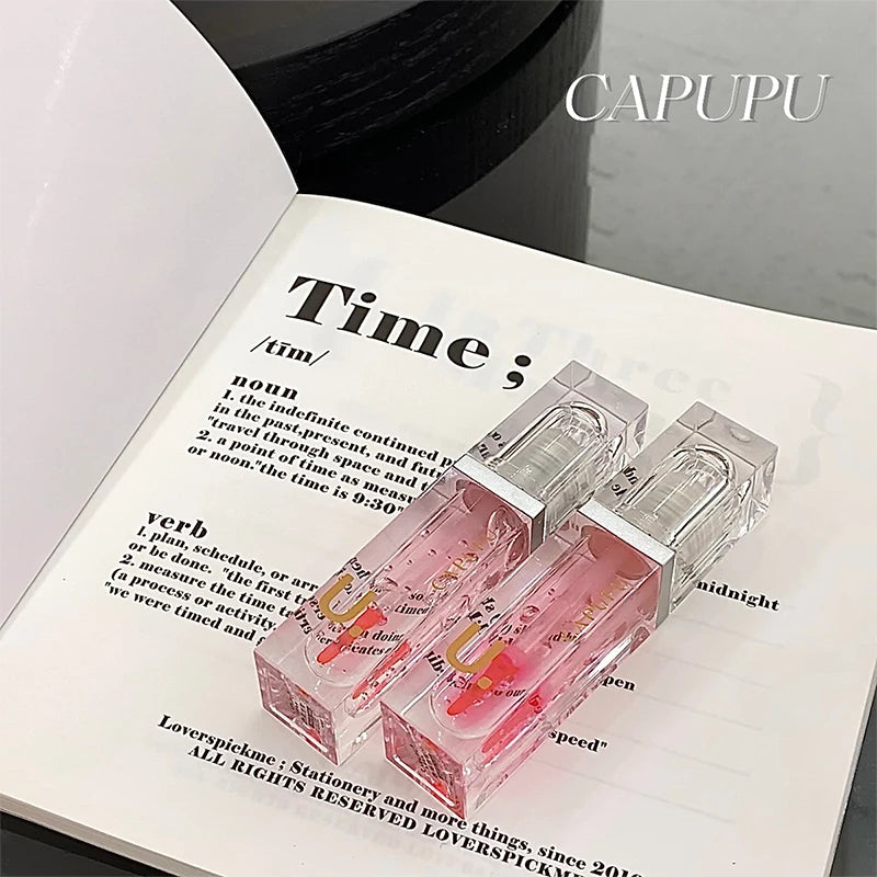 Lip oil Moisturizing Long-lasting Lip Gloss Transparent Fade Lip line Lipstick Base High appearance level beep lips