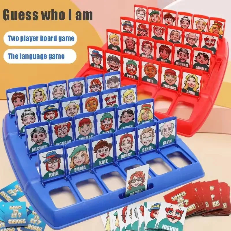 Guess Who I Am Board Game Toy Parent-child Friend Interaction Game Children's Logical Reasoning Puzzle Toys for Boy Girl Gifts