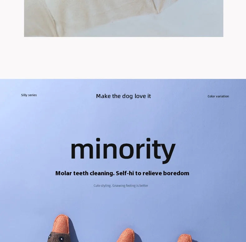 Dogs bite geese with their mouths, making sounds, playing fish, biting pets, cleaning teeth, interactive training for pets Whole