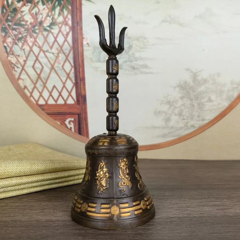 Brass Hand Bell Sound Healing Meditation Hand Bells Relaxation Mindfulness Yoga Bells Energy Musical Instruments Music Therapy