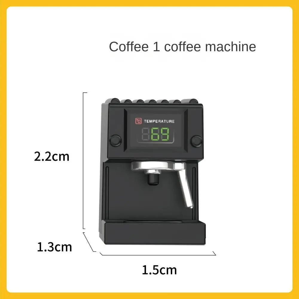 Household Dollhouse Miniature Furniture Accessories Lifelike Shooting Props Electrical Model DIY Supermarket Ornaments Girls