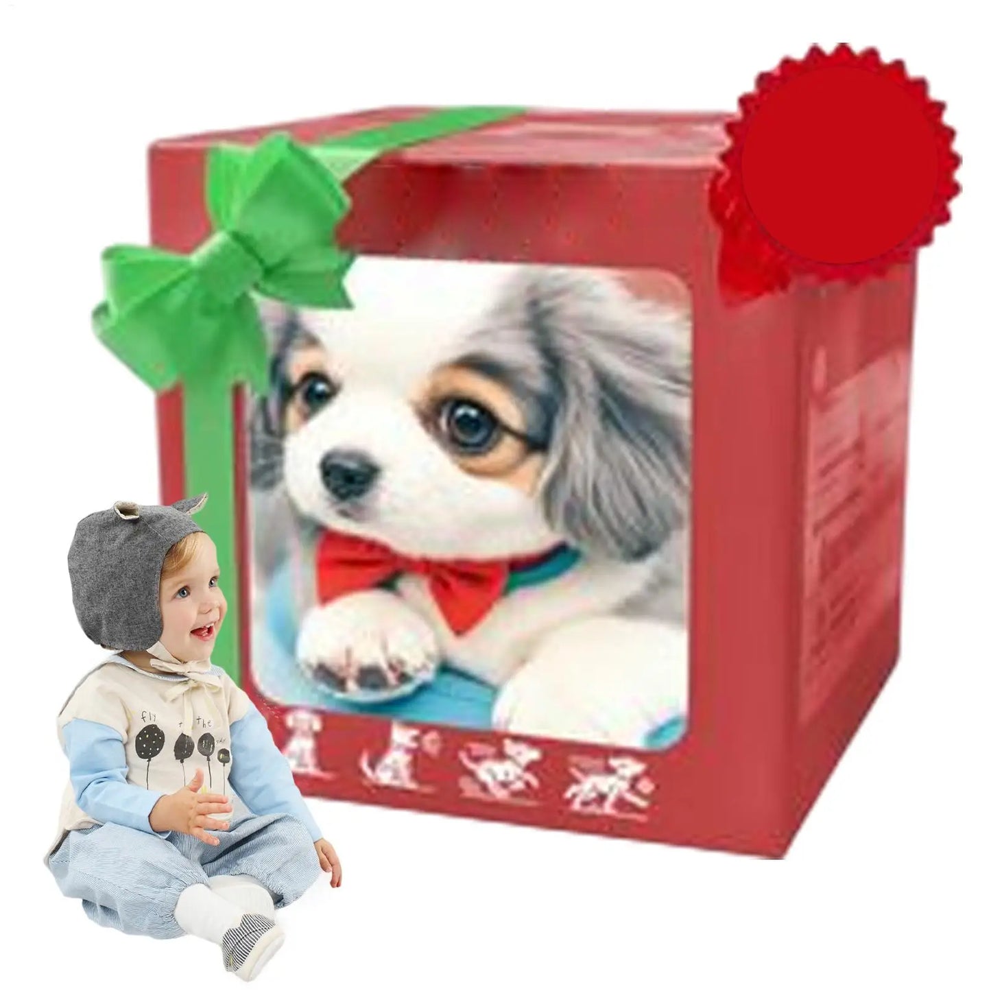 Intelligent Simulation Electric Pet Robot Puppy That Looks Real Walking Interesting Interactive Robot Dog Plush Toy Gift