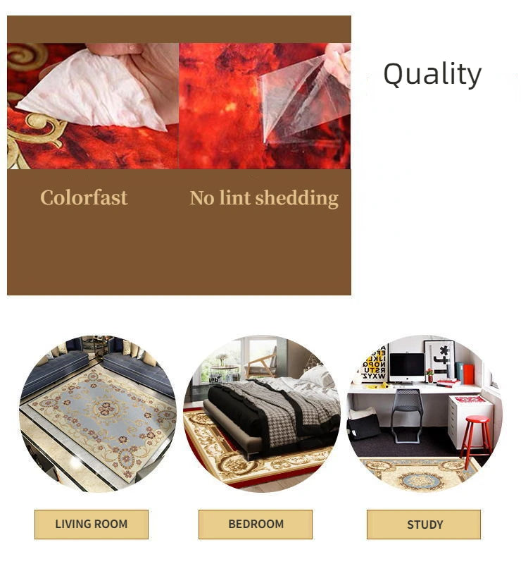 European Living Room Carpet Rugs for Bedroom  Outdoor Rug  Living Room Decor Tatami Rug Entrance Door Mat Area Rug Large luxury