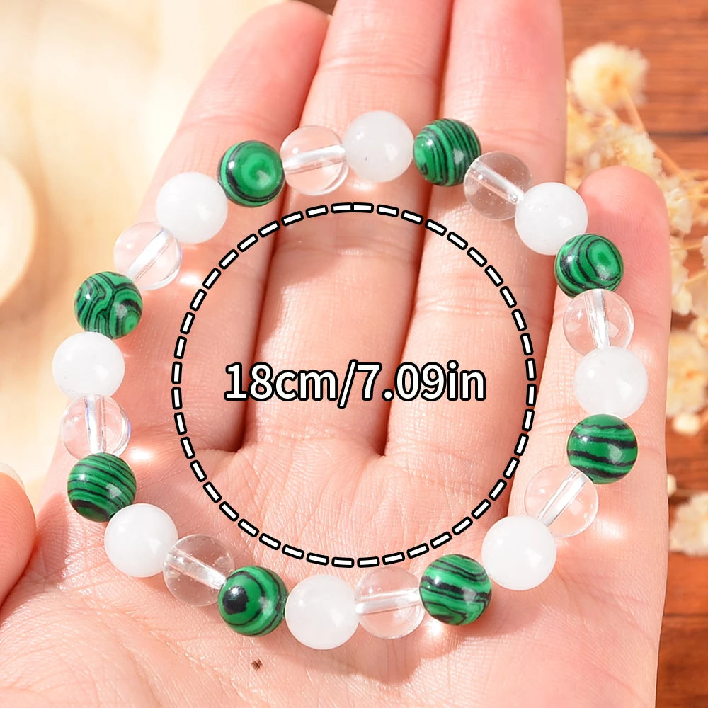 Healing Crystal Bracelet - A Stone Bracelet That Relieves Anxiety, Reduces Stress, and Calms, A Gift for Early Recovery