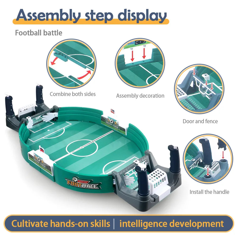 Soccer Table Football Board Game Match Toys For Family Party Game Tabletop Play Ball Soccer Toys Parent-child Interactive Soccer
