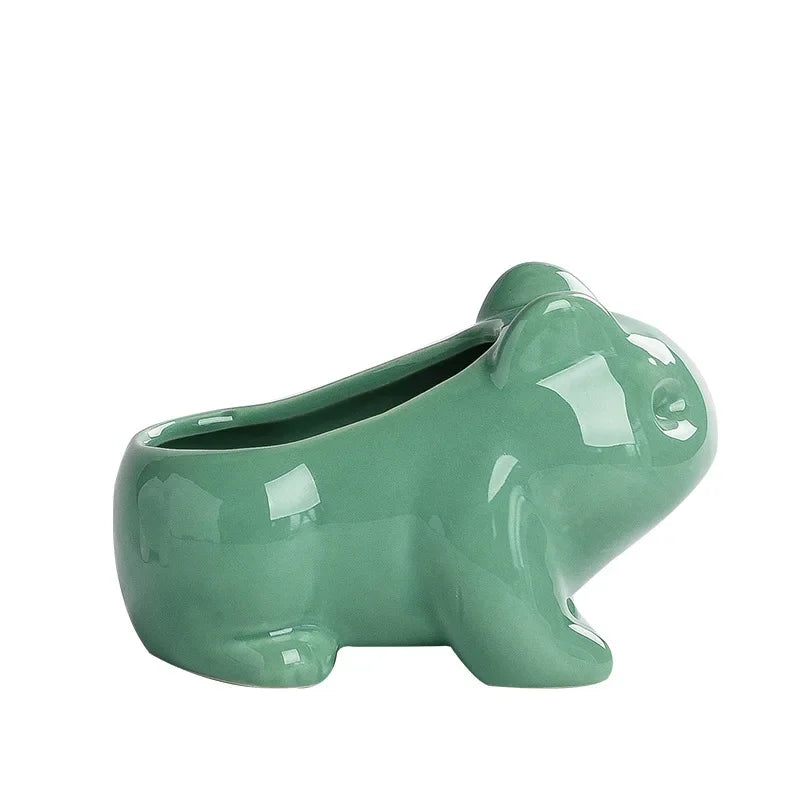 Creative Ceramic Mini Flowerpot Succulent Planter Flower Pot with Hole