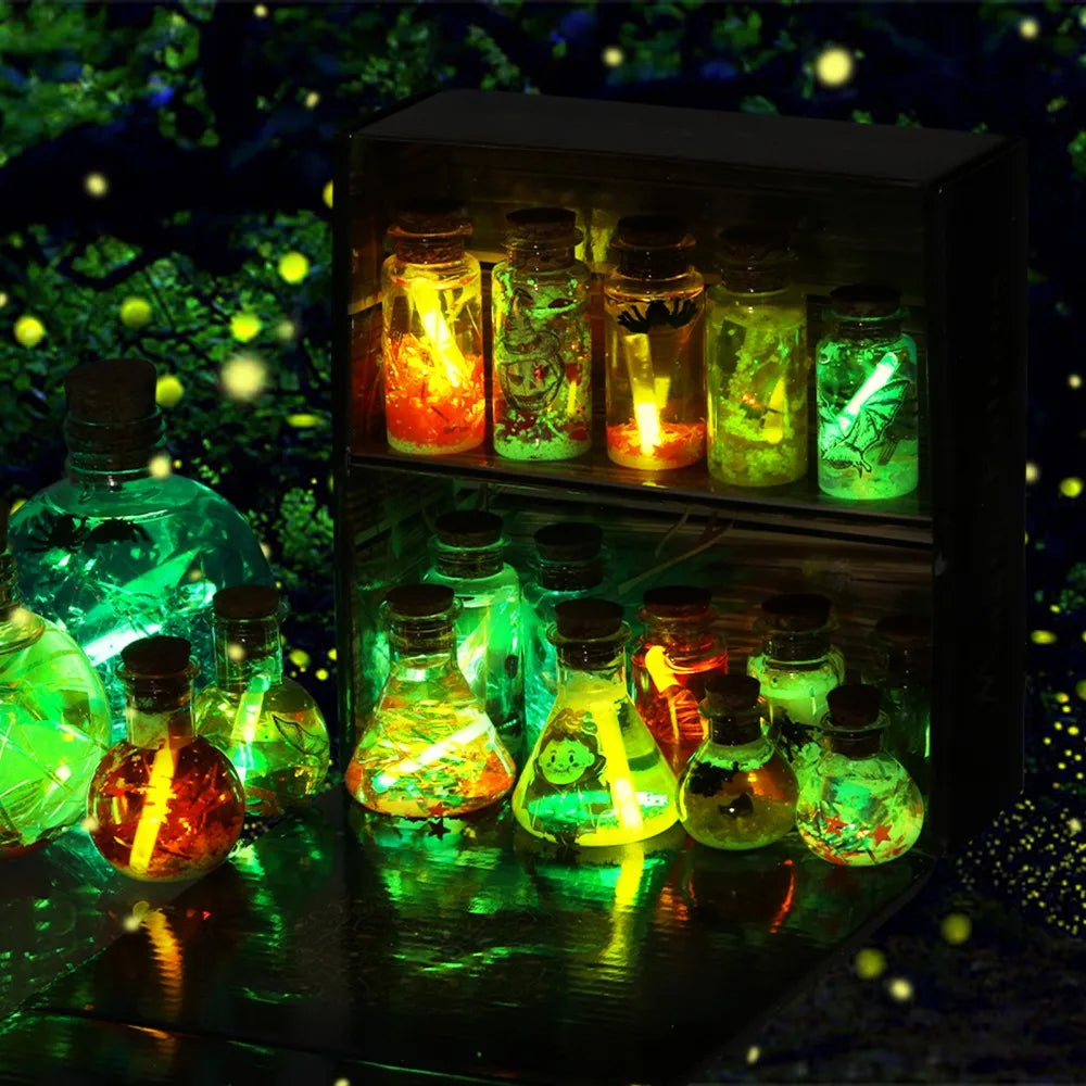 DIY Fairy Magical Potions Kit Horror Halloween Christmas Gifts Witches' Magical Color Changing Freezing Potions Art Craft Kit