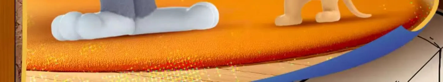 Original 52toys Tom - Jerry Mental State Tasting Blind Box Handmade Desktop Ornament Scene Building Props Toys Gifts Mystery Box