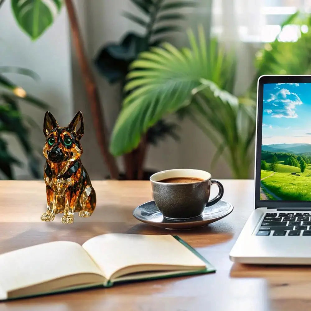 Crystal Figurine Animal Styles Collectible Figurines Handcrafted Collectibles Portable Space-Saving Sculpture For Table Desk