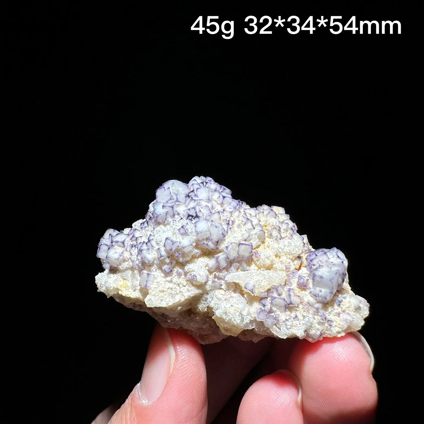 Natural Purple edge fluorite mineral specimen healing crystal gem collection Mineral Quartz Rock Healing Stone Home Decor