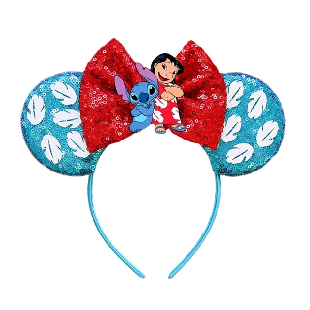 Chic Mickey Mouse Ears Headbands Women Halloween Party Cosplay Bad Guys Hairbands Girls Festival Gift Kids DIY Hair Accessories